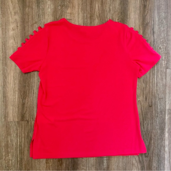 MICHAEL Michael Kors Pink Open Shoulder Top - Picture 5 of 9